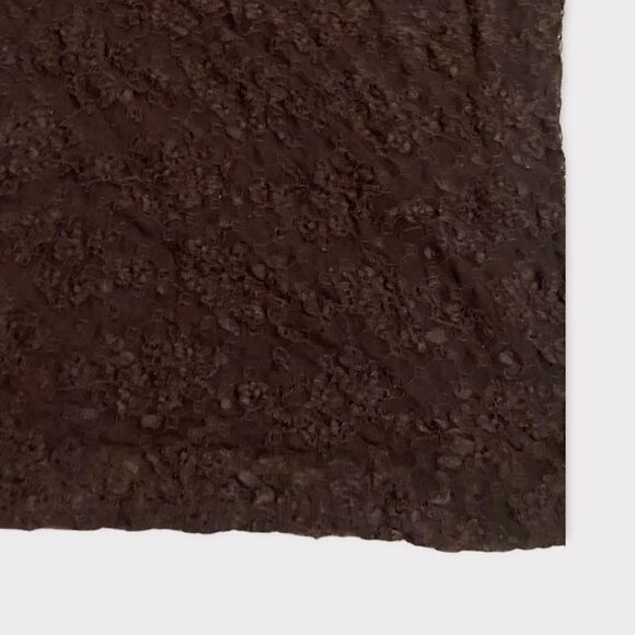 Sequence Beaded Lace Brown Tank Top - Picture 5 of 6